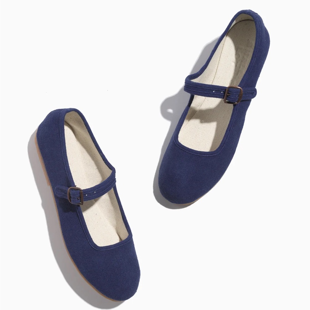 NWT Small Lot Co Indigo Mary Janes (8 but runs big) - Picture 5 of 5